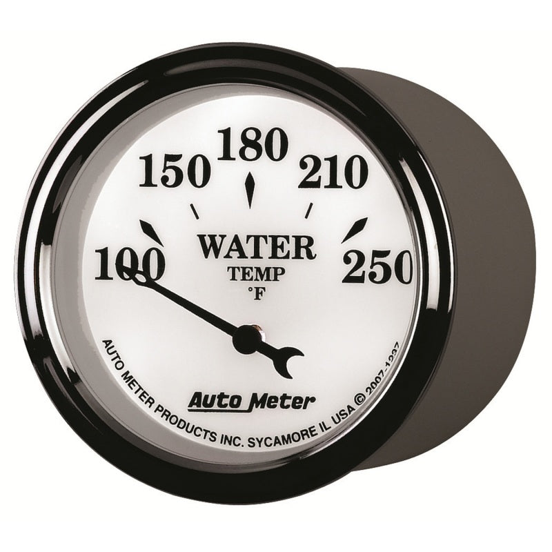Autometer 2-1/16" Water Temperature, 100-250 °F, Air-Core, Old-Tyme White II 1237 User 3