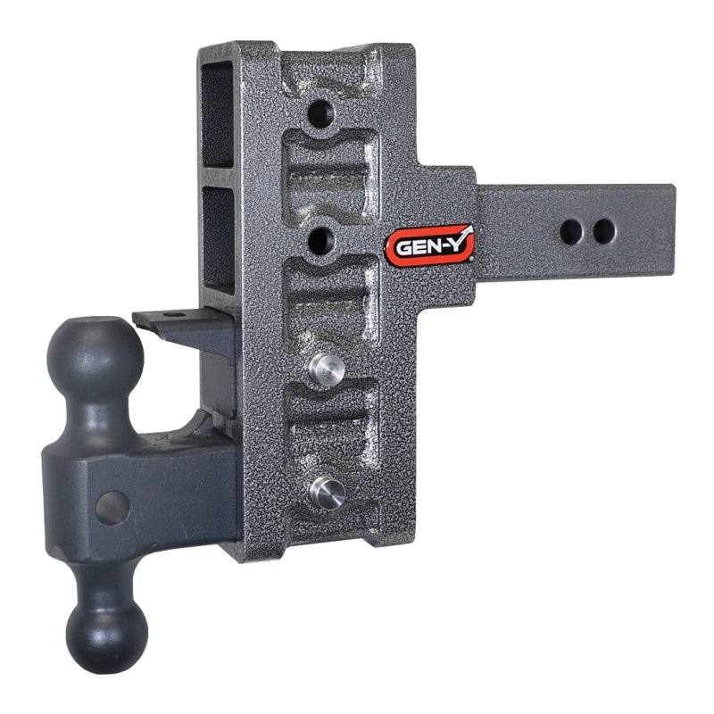 GEN-Y Hitch Gen-Y Mega Duty 2.5in Shank 6in Offset Drop 21K Hitch w/GH-061 Dual-Ball/GH-062 Pintle Lock GH-924 GH-924 Photo - Primary
