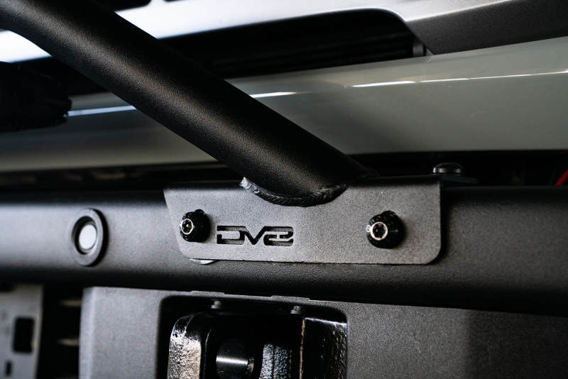 DV8 Offroad 2021-2022 Ford Bronco (Not For Factory Plastic Bumper) Factory Bumper Bull Bar - Black LBBR-06 LBBR-06 Photo - Close Up