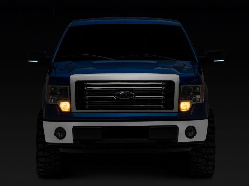 Raxiom 09-14 Ford F-150 Axial Series White LED Mirror Turn Signal- Smoked T556986 T556986 Photo - Close Up