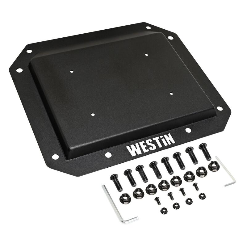 Westin 21-25 Ford Bronco (Excl. Sport) Spare Tire Delete Plate - Tex. Blk 59-89055 59-89055 Photo - Unmounted