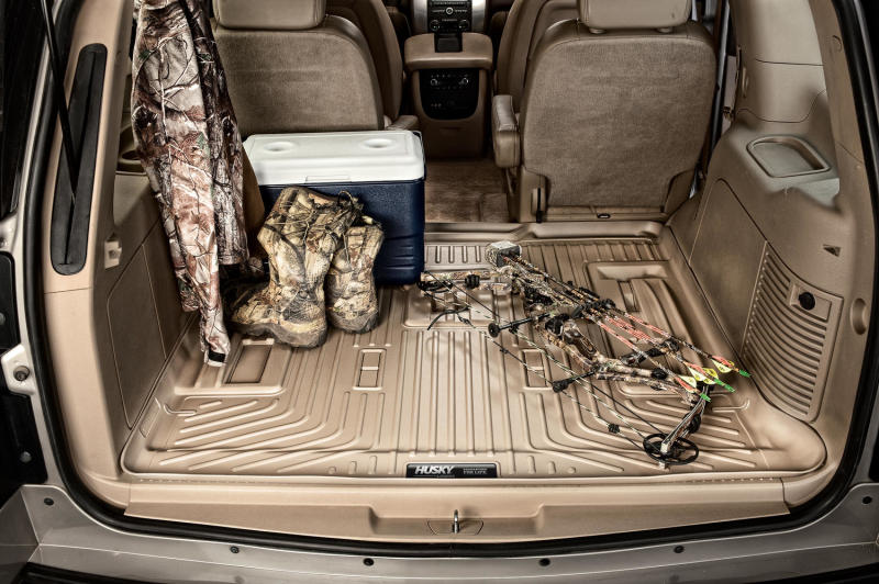 Husky Liners 07-13 GM Escalade/Suburban/Yukon WeatherBeater Black Rear Cargo Liners 28251 Photo - Mounted
