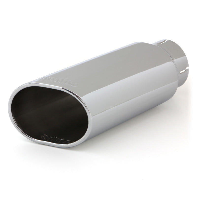 Banks Power Tailpipe Tip Kit - SS Obround Slash Cut - 3.5in Tube - 4.38in X 5.25in 52918 Photo - Primary