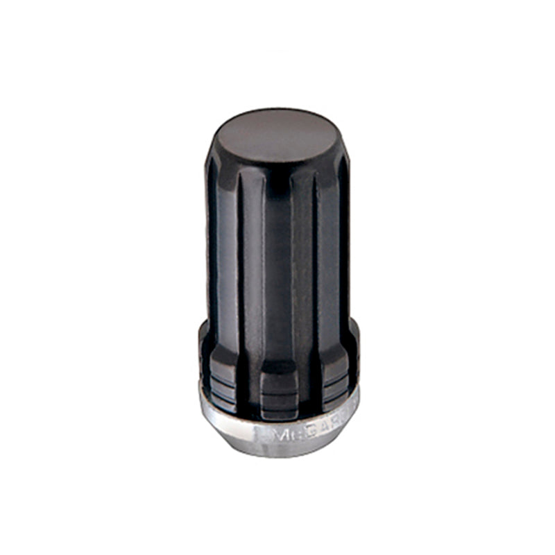 McGard SplineDrive Lug Nut (Cone Seat) M14X1.5 / 1.935in. Length (Box of 50) - Black (Req. Tool) 65025 65025 Photo - Primary