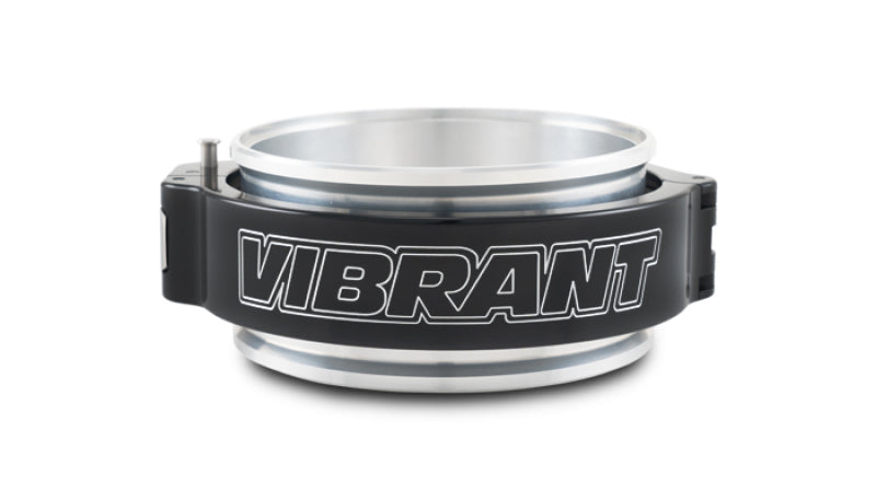 Vibrant 4in O.D. Aluminized HD 2.0 Clamp Assembly - Anodized Black 32518 32518 Photo - Primary