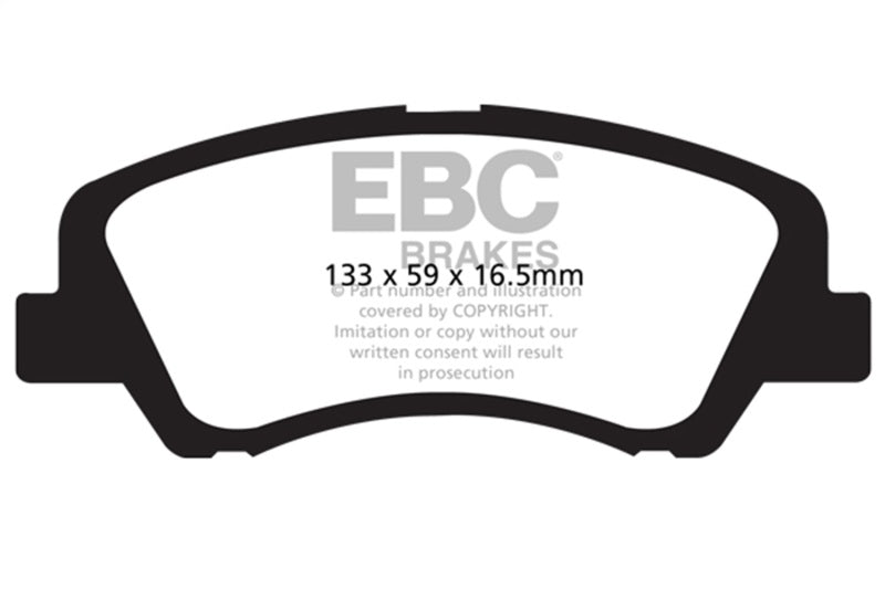 EBC Disc Brake Pad Set UD1593 Photo - Primary