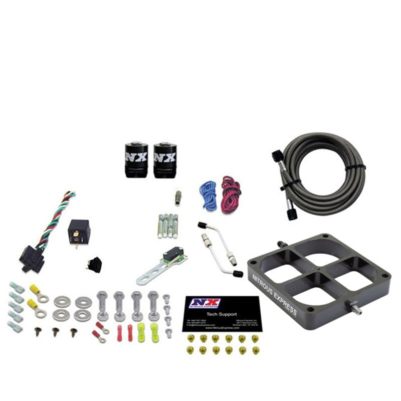 Nitrous Express Single Entry Crossbar 8500 Based Throttle Body Nitrous Kit w/No Bottle 63980-00 63980-00 Photo - Primary