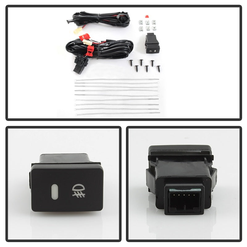 Spyder 17-18 Honda CRV OEM Fog Lights w/Switch & Cover - Clear (FL-HCRV2017-T-C) 5084903 5084903 Photo - Unmounted