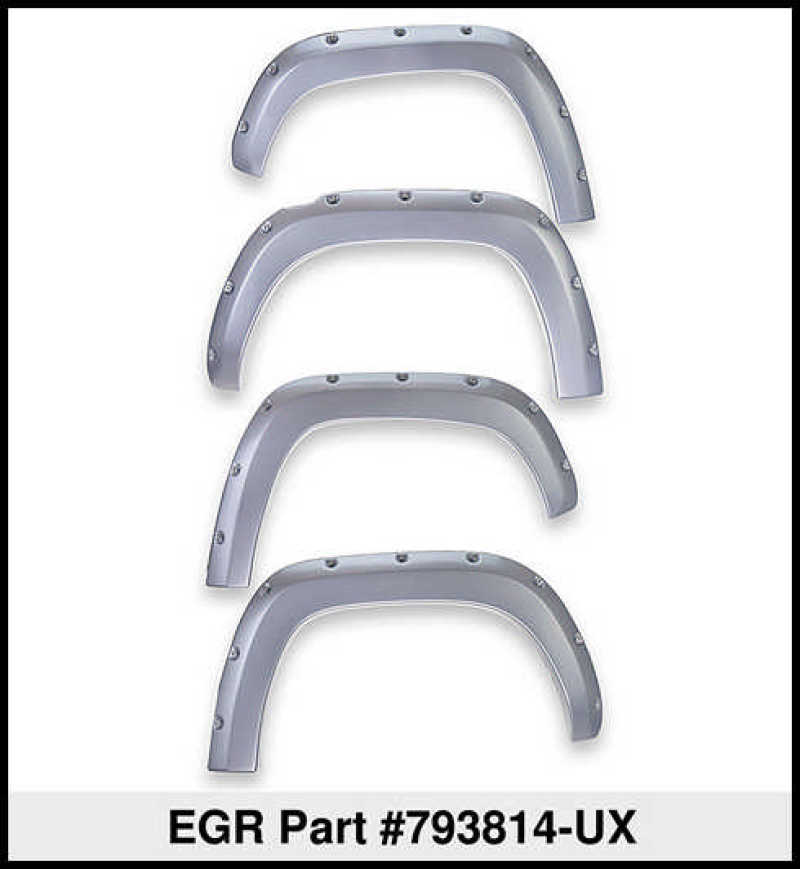 EGR 11-15 Ford Super Duty Bolt-On Look Color Match Fender Flares - Set - Ingot Silver 793814-UX 793814-UX Thumbnail