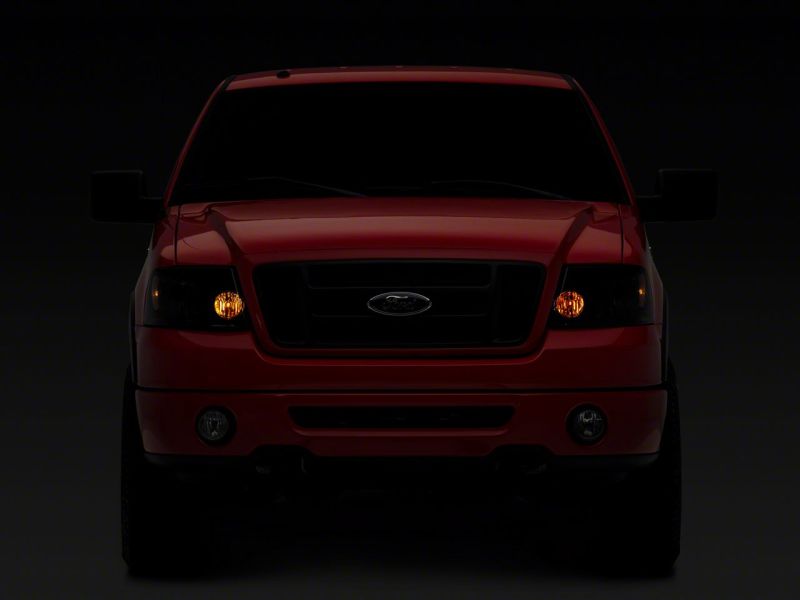 Raxiom 04-08 Ford F-150 Axial Series OEM Style Replacement Headlights- Chrome Housing- Smoked Lens T551342 T551342 Photo - Close Up