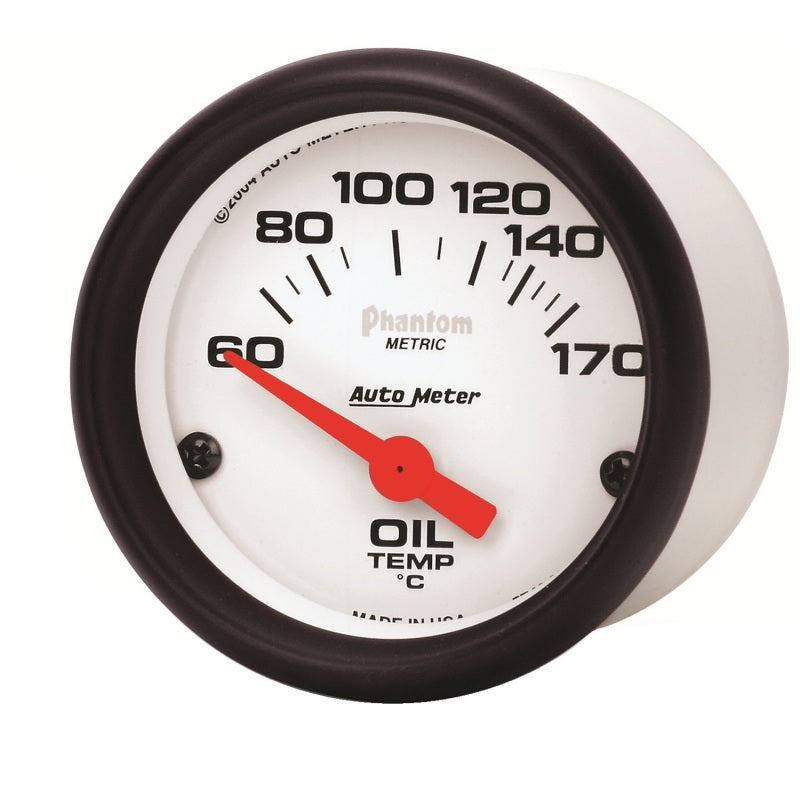 Autometer Gauge, Oil Temp, 2 1/16", 60-170 deg. F, Electric, Phantom 5748-M User 2