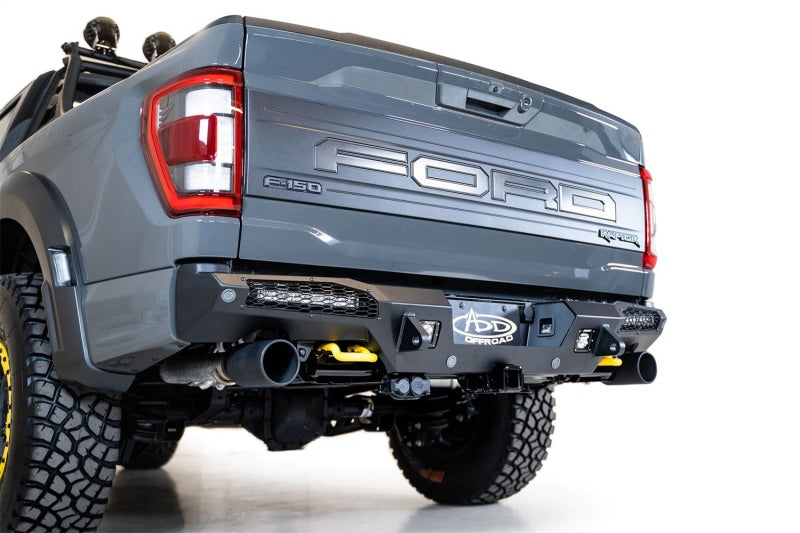Addictive Desert Designs 21-22 Ford Raptor HoneyBadger Rear Bumper R210151430103 R210151430103 Photo - Primary