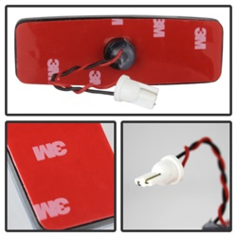 SPYDER Xtune Dodge Ram 94-02 Dually 2 Red LED+2 Amber LED Fender Lights 4pcs Smoke ACC-LED-DR94-FE-SM 9924705 9924705 Photo - Unmounted