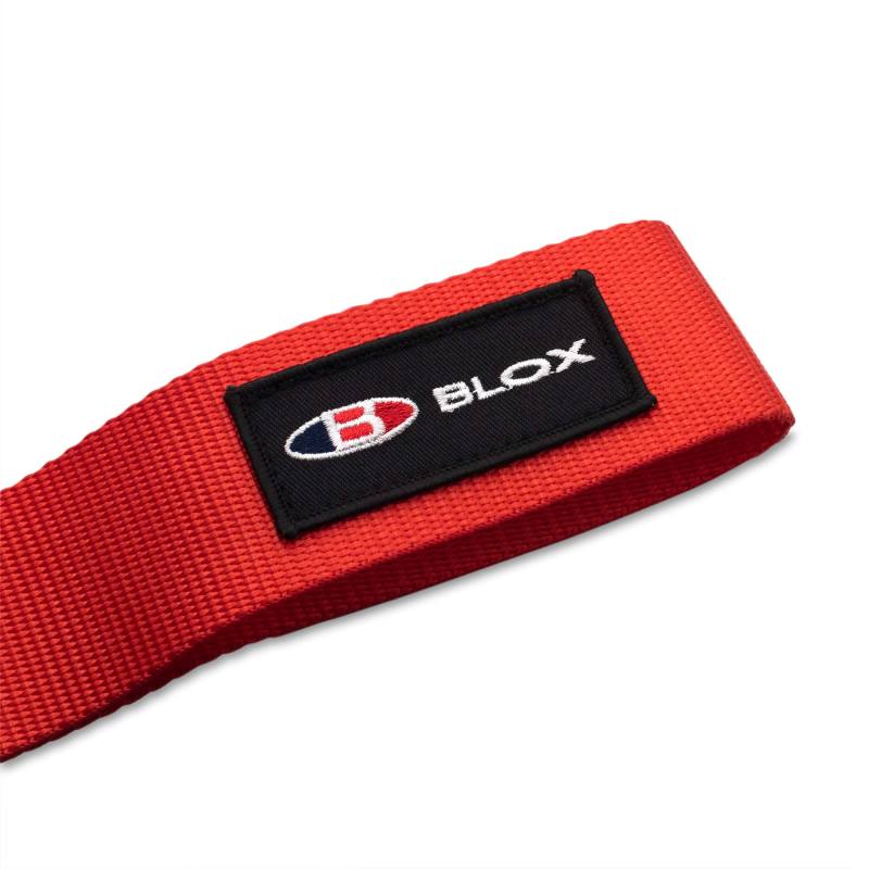 BLOX Racing Universal Tow Strap With BLOX Logo - Red BXAP-00034-RD BXAP-00034-RD Photo - Primary
