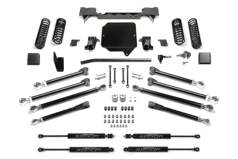 Fabtech 2020 Jeep Gladiator JT 6 Cyl 4WD 3in Crawler System w/Stealth Shocks K4169M K4169M Photo - Primary