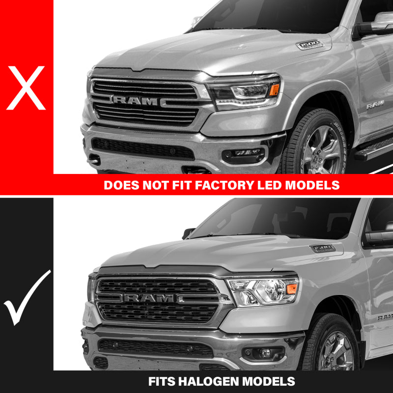 ANZO 19-24 RAM 1500 (New Body/OE Halogen) Full LED Proj Headlights DRL/SeqSig Black - Driver Side 111628A-L 111628A-L User 1