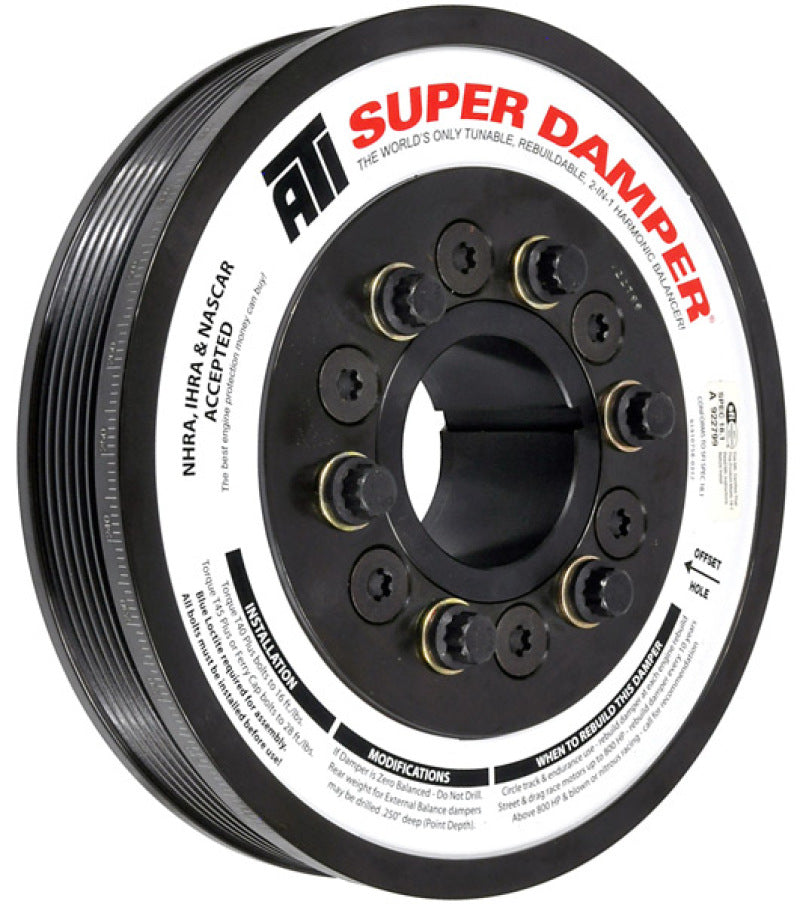 ATI Damper - 7.425in - Steel - 6 Grv - Duramax - 01-15 - Neutral Balance - 3 Ring - Heavy Inertia ATI917378 ATI917378 Photo - Primary