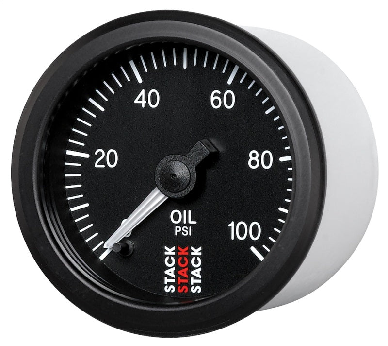 Autometer Stack 52mm 0-100 PSI 1/8in NPTF Male Pro Stepper Motor Oil Pressure Gauge - Black ST3302 ST3302 User 2