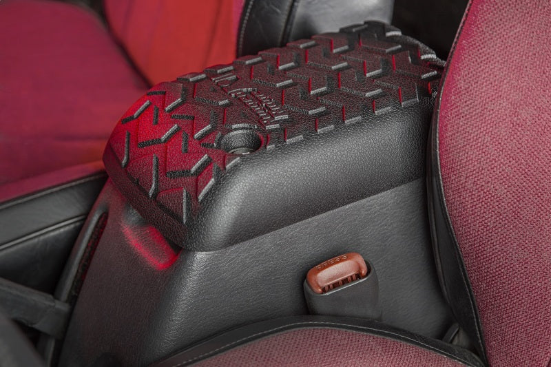 Rugged Ridge Door Armrest Cover, Black; 97-01 Jeep Wrangler TJ 13104.61 Photo - Mounted