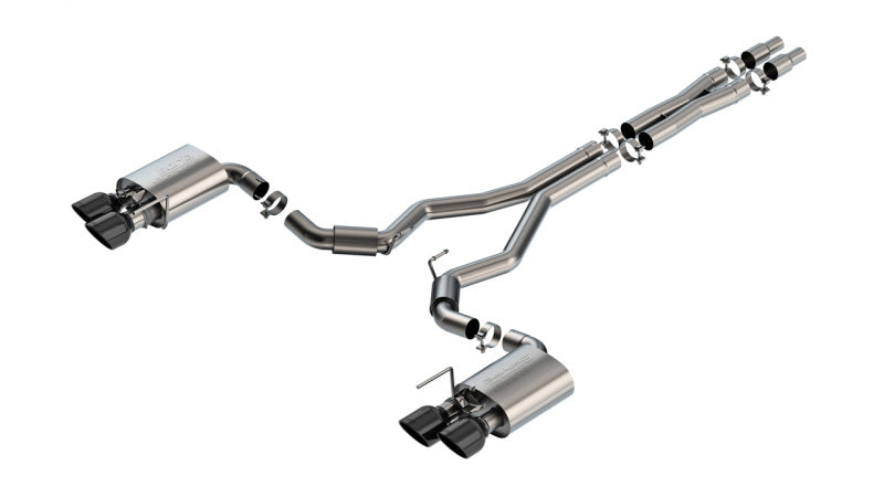 Borla 2024 Ford Mustang Dark Horse 5.0L V8 w/Active Exhaust S-Type Cat-Back Exhaust System - BC Tips 140964BC 140964BC Photo - Primary