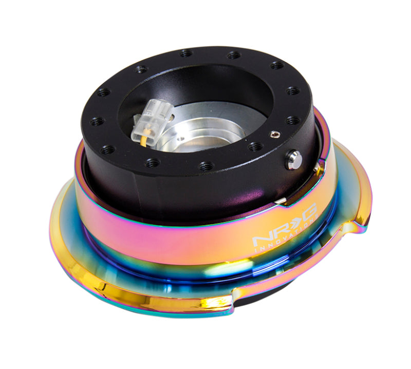 NRG 2.8 Quick Release Black Body Neochrome Ring SRK-280BK-MC Photo - Primary