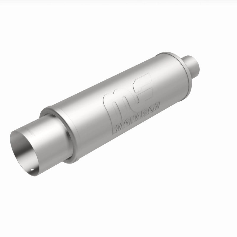 MagnaFlow 5" Round Center/Center Performance Muffler With Tip 14857 360 Degree Image Set