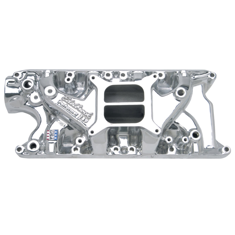 Edelbrock Perf 289 W/O EGR Polished Manifold 21211 Photo - Primary