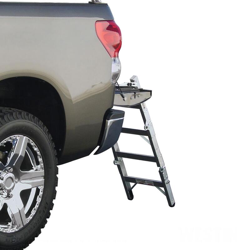Westin Truck-Pal Tailgate Ladder - Aluminum 10-3000 10-3000 Photo - Mounted