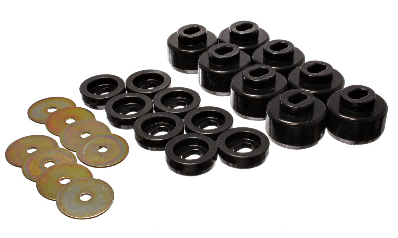 Energy Suspension Body Mount Set Black Chevrolet Silverado 1500 Base 1999-2004 3.4150G Photo - Primary