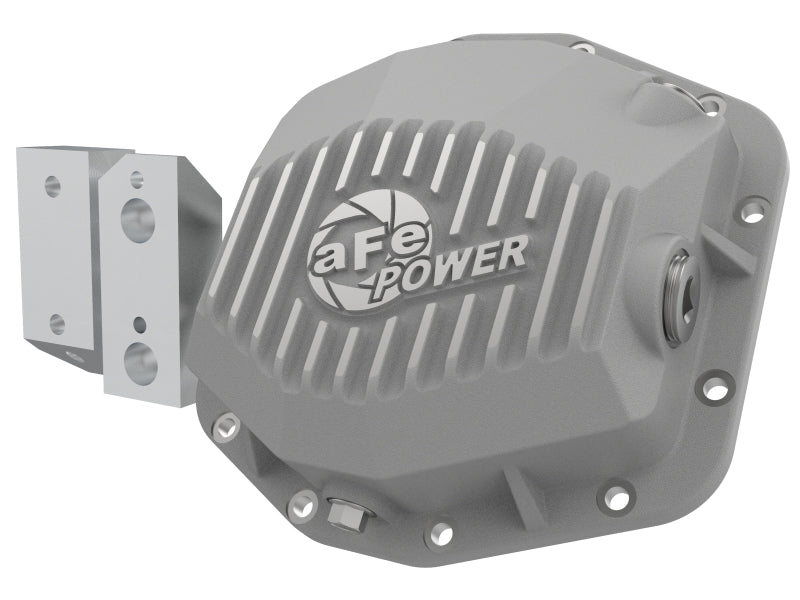 aFe Street Series Rear Differential Cover Raw w/Machined Fins 20+ Jeep Gladiator JT (Dana M220) 46-71190A 46-71190A Photo - Primary