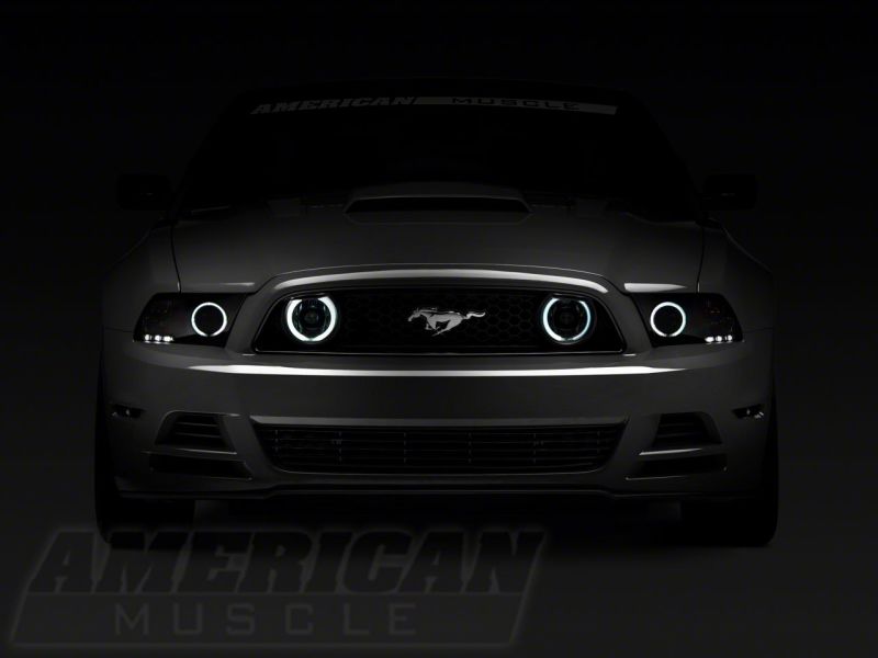 Raxiom 13-14 Ford Mustang GT CCFL Halo Fog Lights- Chrome 49176 49176 Photo - Close Up