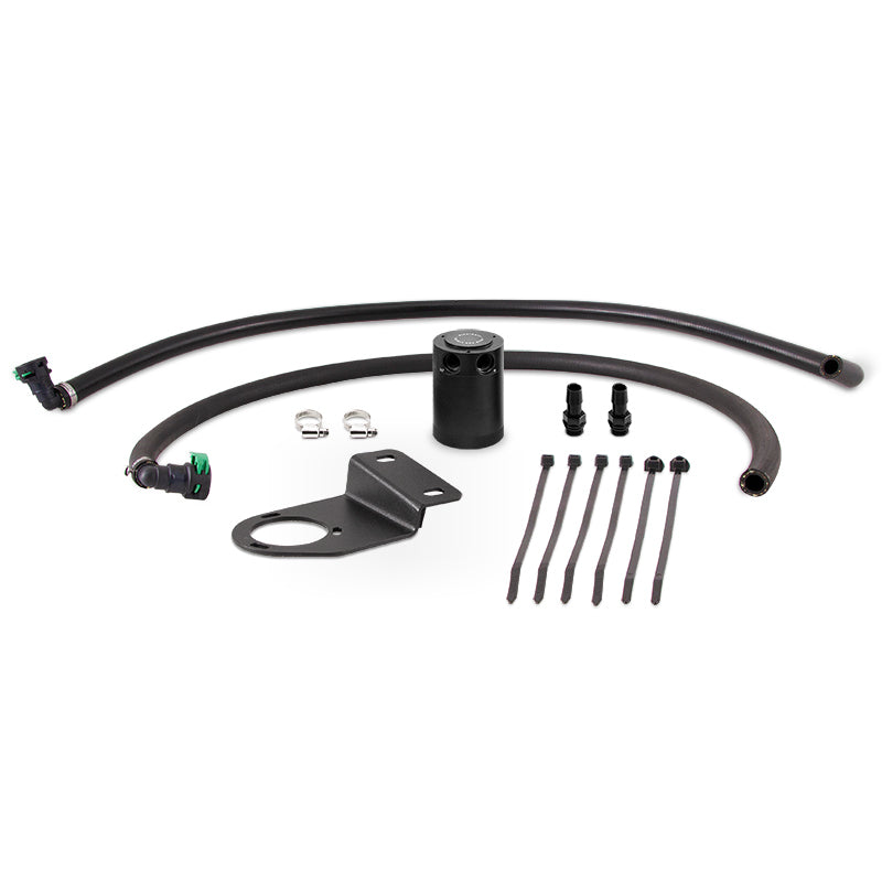 Mishimoto 19+ Ford Ranger Baffled Oil Catch Can Kit - Black MMBCC-RGR-19PBE MMBCC-RGR-19PBE Photo - Primary