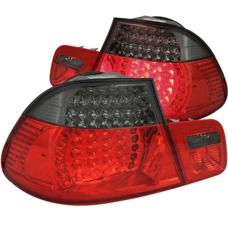 Anzo 1999-2001 BMW 3 Series E46 LED Tail lights Red/Smoke 2pc 321127 Photo - Primary