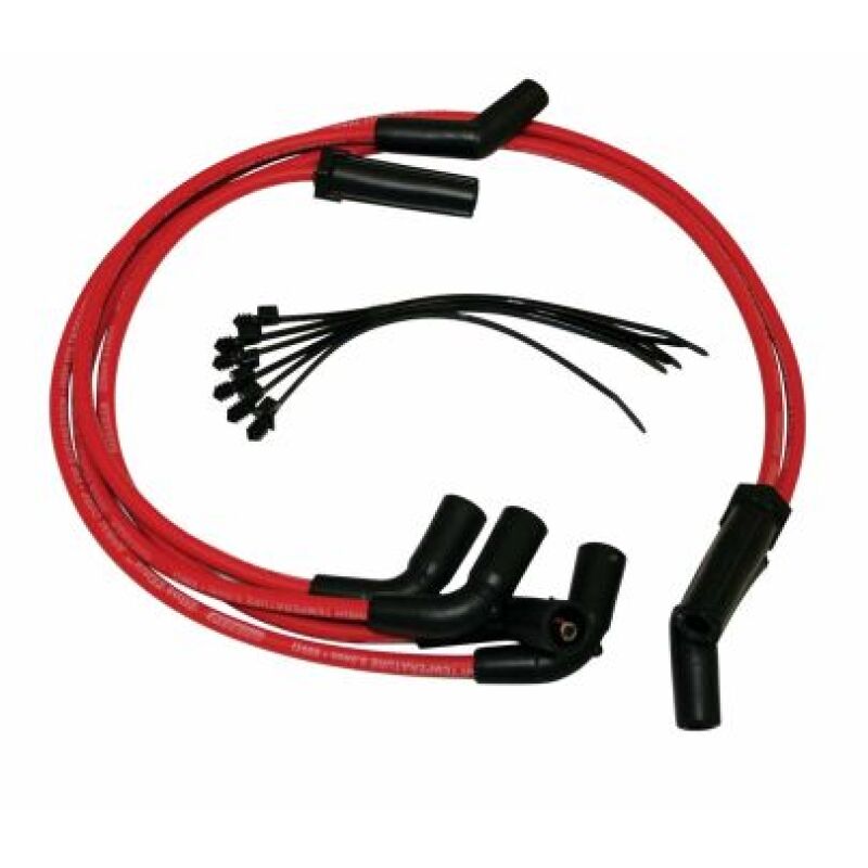 Moroso 2017+ Harley-Davidson Milwaukee 8 Spiral Core Wire Set - Red 27381 27381 User 1