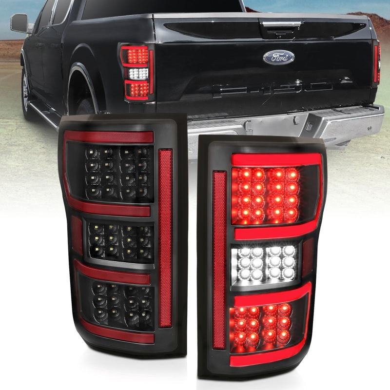 Anzo Led Taillights Black 321338 Photo - Primary