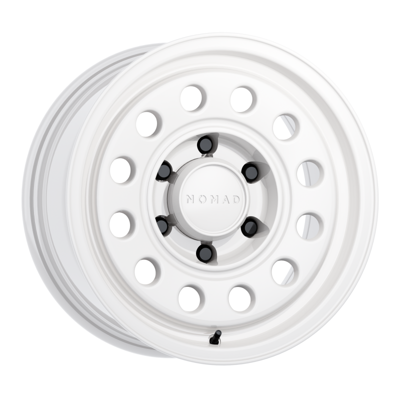 Nomad N501SA Convoy 17x7.5in / 6x130 BP / 50mm Offset / 84.1mm Bore - Gloss White Wheel N501SA-77563+50 N501SA-77563+50 Photo - Primary