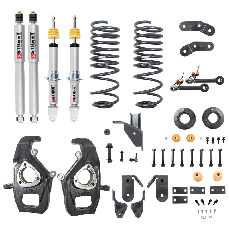 Belltech 2019+ RAM 1500 2WD Lowering Kit - 3-4in Front 4-5in Rear 1062SP 1062SP Photo - Primary