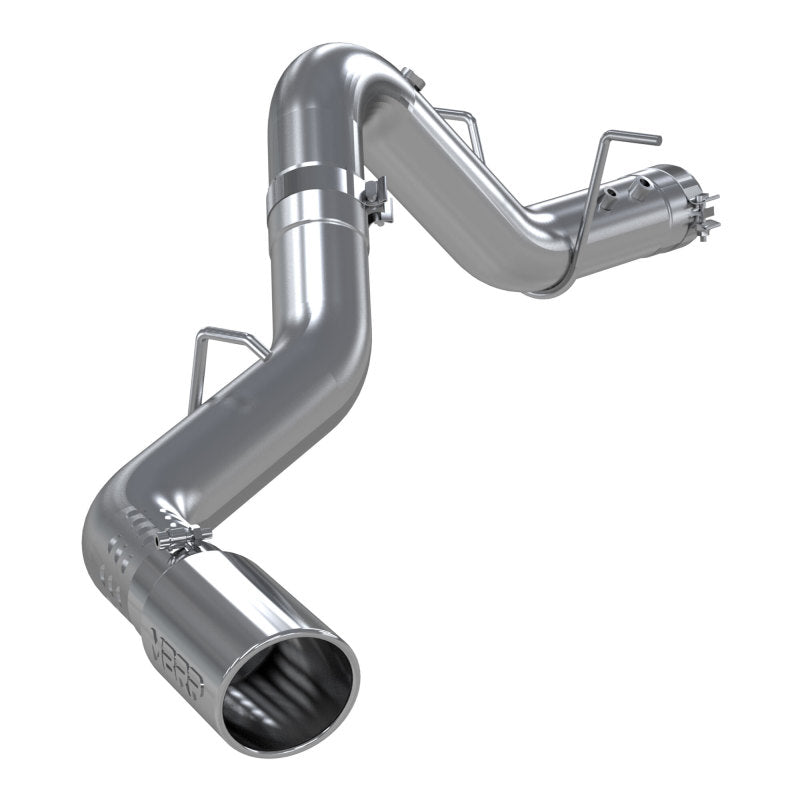 MBRP 2020+ GMC/Chevy 2500/3500 6.6L Duramax 4in Mand Bent Tubing AL-Ser Cat Back Single Side - Alum S6059AL S6059AL Photo - Primary