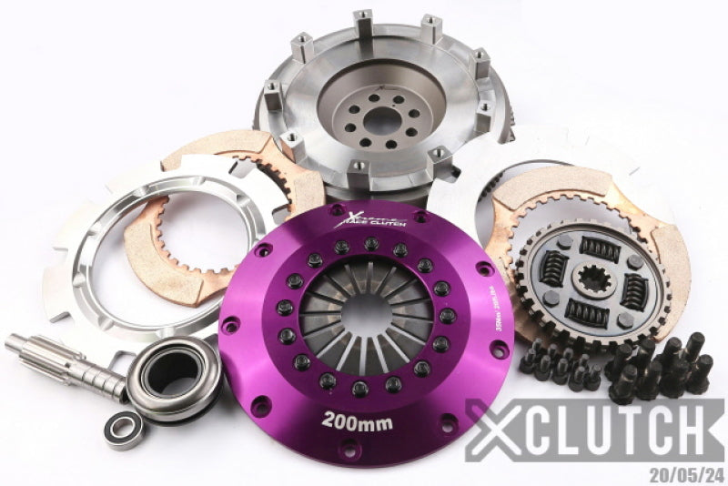 XCLUTCH 01-03 BMW 325Ci Base 2.5L 8in Twin Sprung Ceramic Clutch Kit XKBM20530-2B XKBM20530-2B Photo - Primary