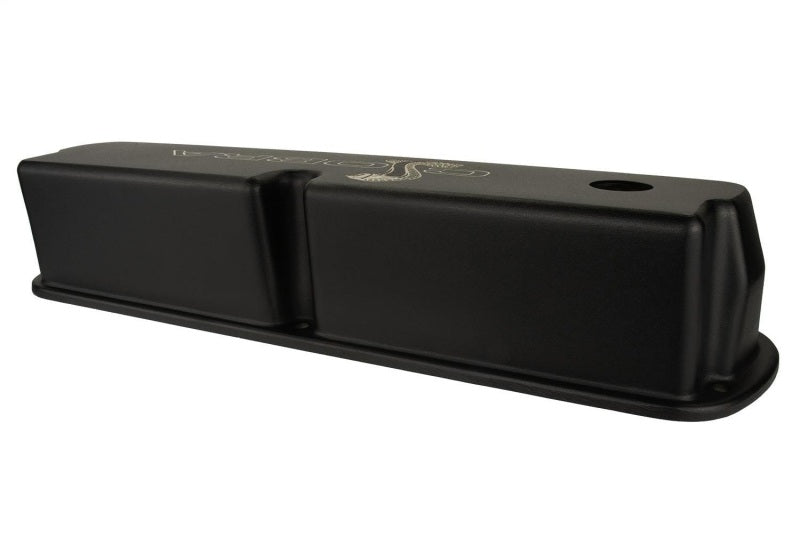 Ford SBF Valve Covers w/Cobra Logo Black FRDM6582-LE302SBK M-6582-LE302SBK Photo - Unmounted