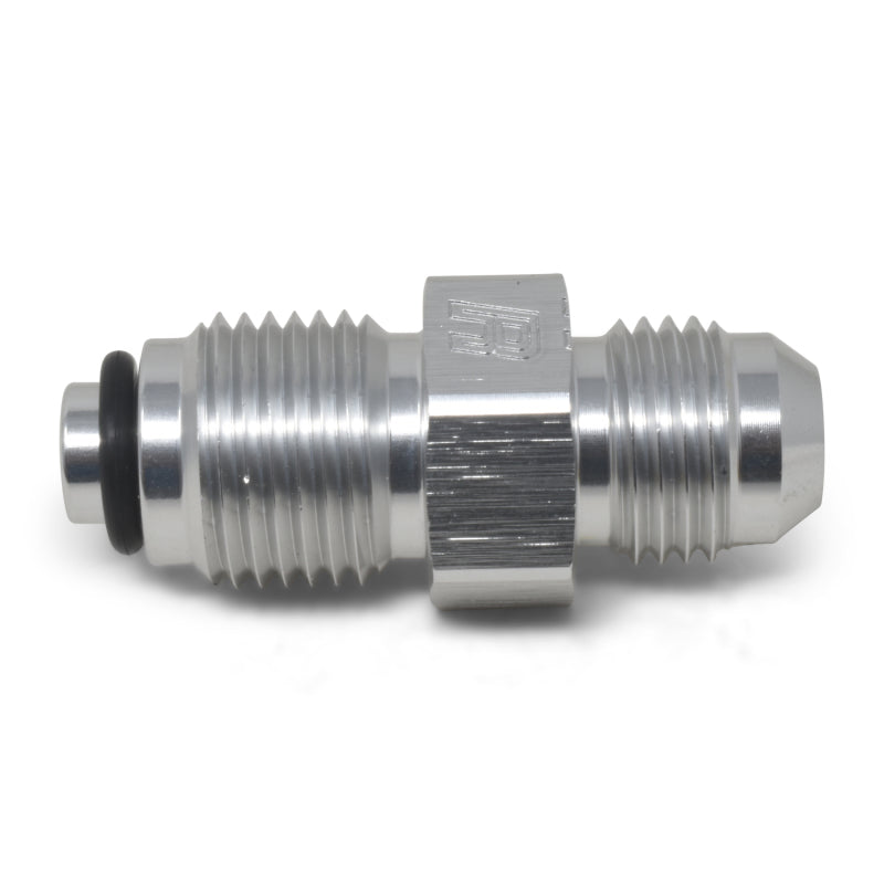 Russell Power Steering Adapter 1/2-20 O-Ring To 6 AN Male Clear Anodize 648010 Photo - out of package