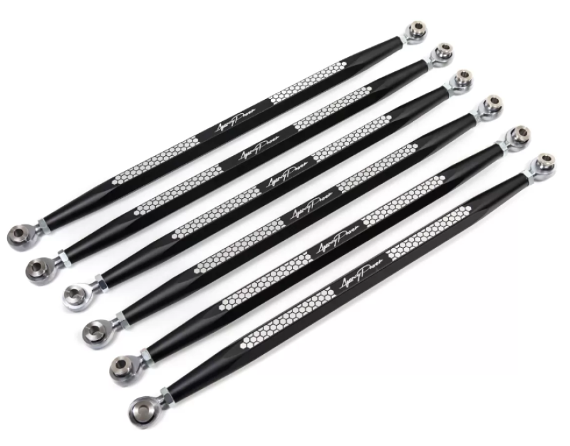 Agency Power 17-23 Can-Am Maverick X3 Black Adjustable Rear Radius Rod Set AP-BRP-X3-200-BLK