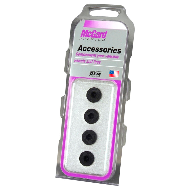 McGard Plugs For Racing Lug Nuts (4-Pack) - Black 70002 70002 Photo - Primary