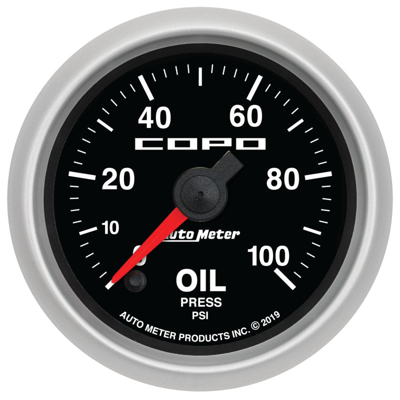 Autometer 52mm 100 PSI Digital Oil Pressure Gauge Chevrolet COPO Camaro 880876 880876 Photo - Primary