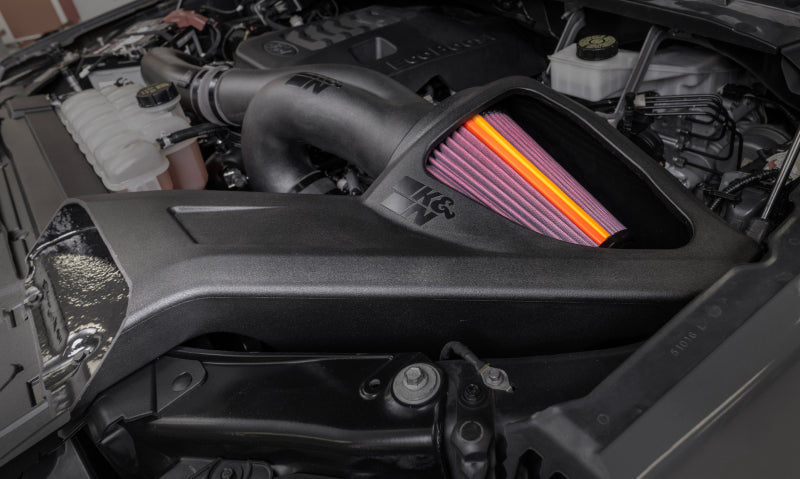 K&N Engineering K&N 21-24 Ford F150 (3.5L V6) NextGen Cold Air Intake 50-2617 50-2617 Photo - Mounted