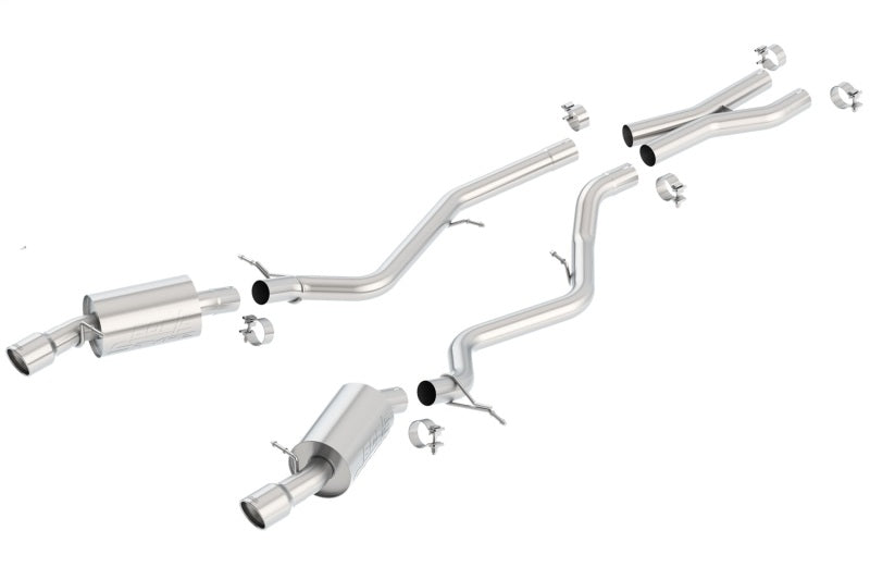 Borla 07-08 BMW 335i coupe/sedan aggressive catback exhaust system 140276 140276 Photo - Primary
