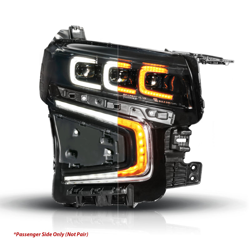 ANZO 21-23 Chevy Tahoe/Suburban LED Light Bar Style Headlights Black w/ Squential DRL (Right Side) 111636X-R 111636X-R User 1