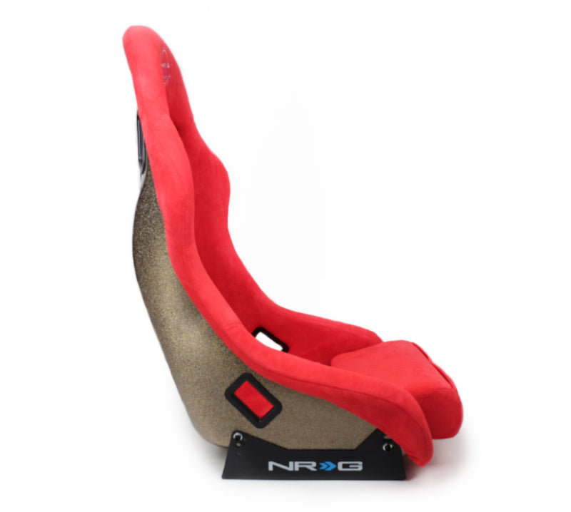 NRG FRP Bucket Seat ULTRA Edition - Medium (Red Alcantara/Pearlized Back) FRP-303RD-ULTRA FRP-303RD-ULTRA Photo - Primary