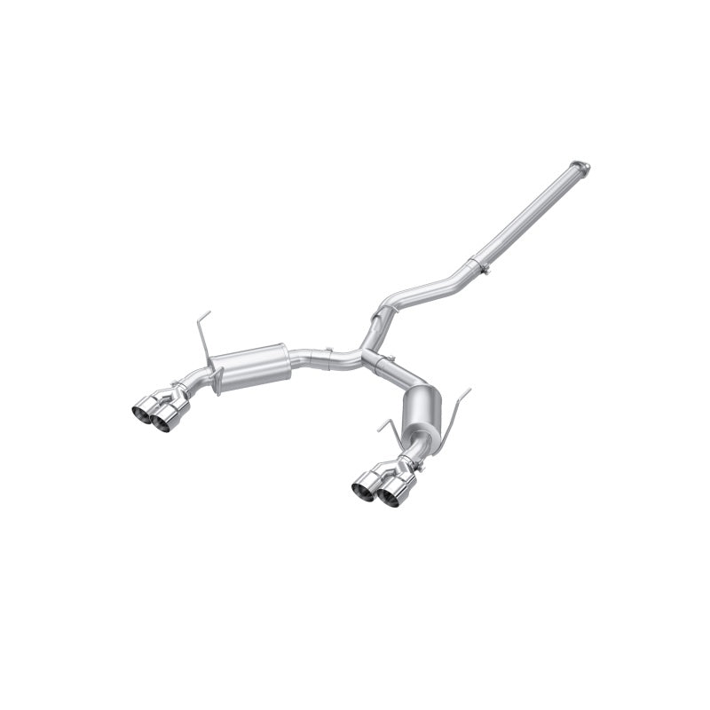 MBRP 2022+ Subaru WRX 3in Cat-Back Dual Split Rear Quad Tips Street Profile Exhaust S4807304 S4807304 Photo - Primary