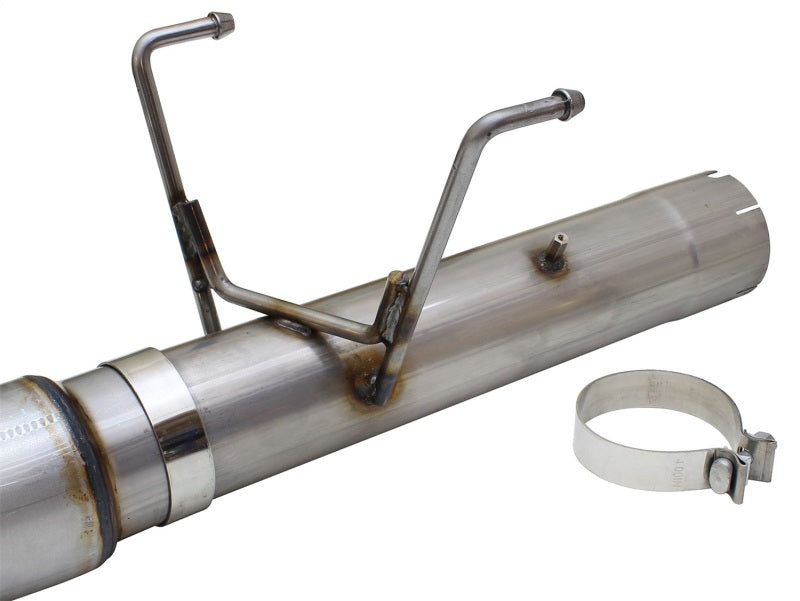 aFe POWER 49-42051-1P Large Bore-HD 5" 409 SS DPF-Back Exhaust System 49-42051-1P Photo - Unmounted